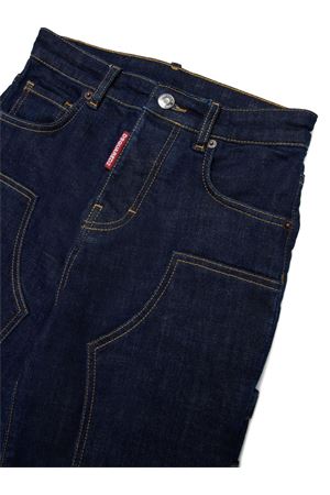 denim cotton jeans DSQUARED KIDS | DQ2636D0AAMDQ01